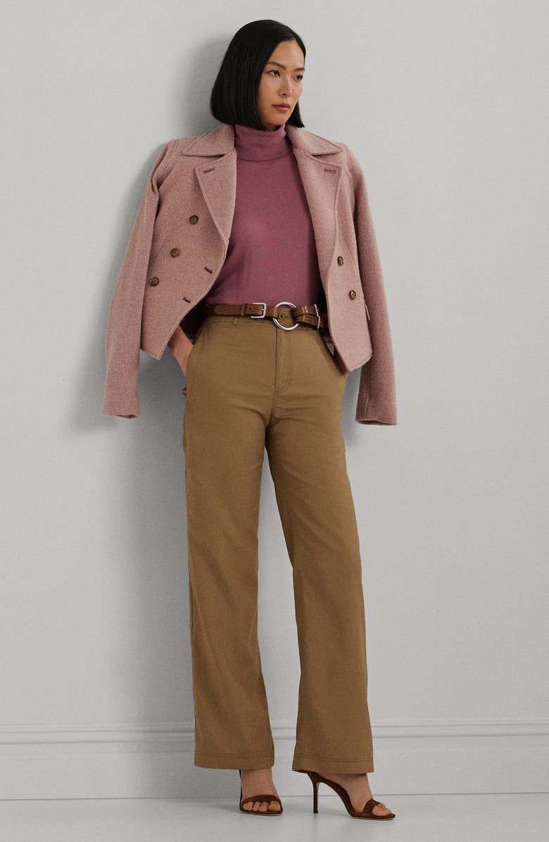 Lauren Ralph Lauren High Waist Flare Pants, Alternate, color,