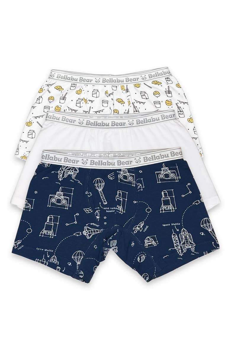 Bellabu Bear Kids' Assorted 3-Pack Boxer Briefs, Main, color,