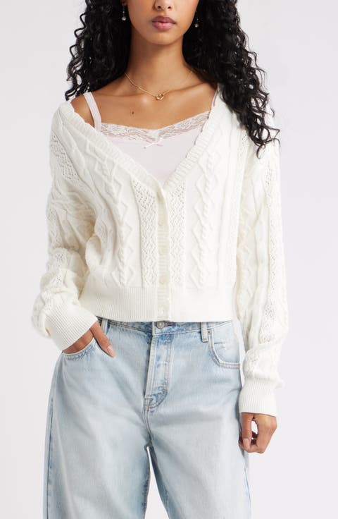Women's Ivory Sweaters | Nordstrom