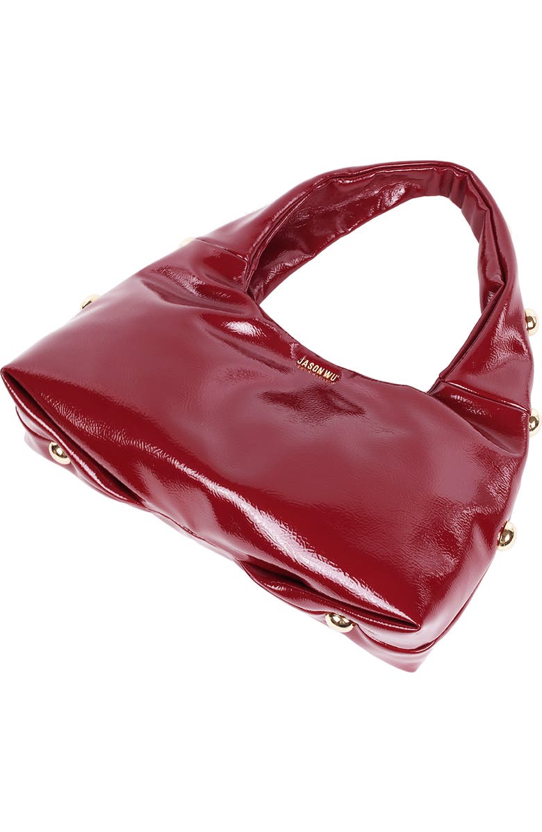 JASON WU Studded Patent Shoulder Bag, Alternate, color,