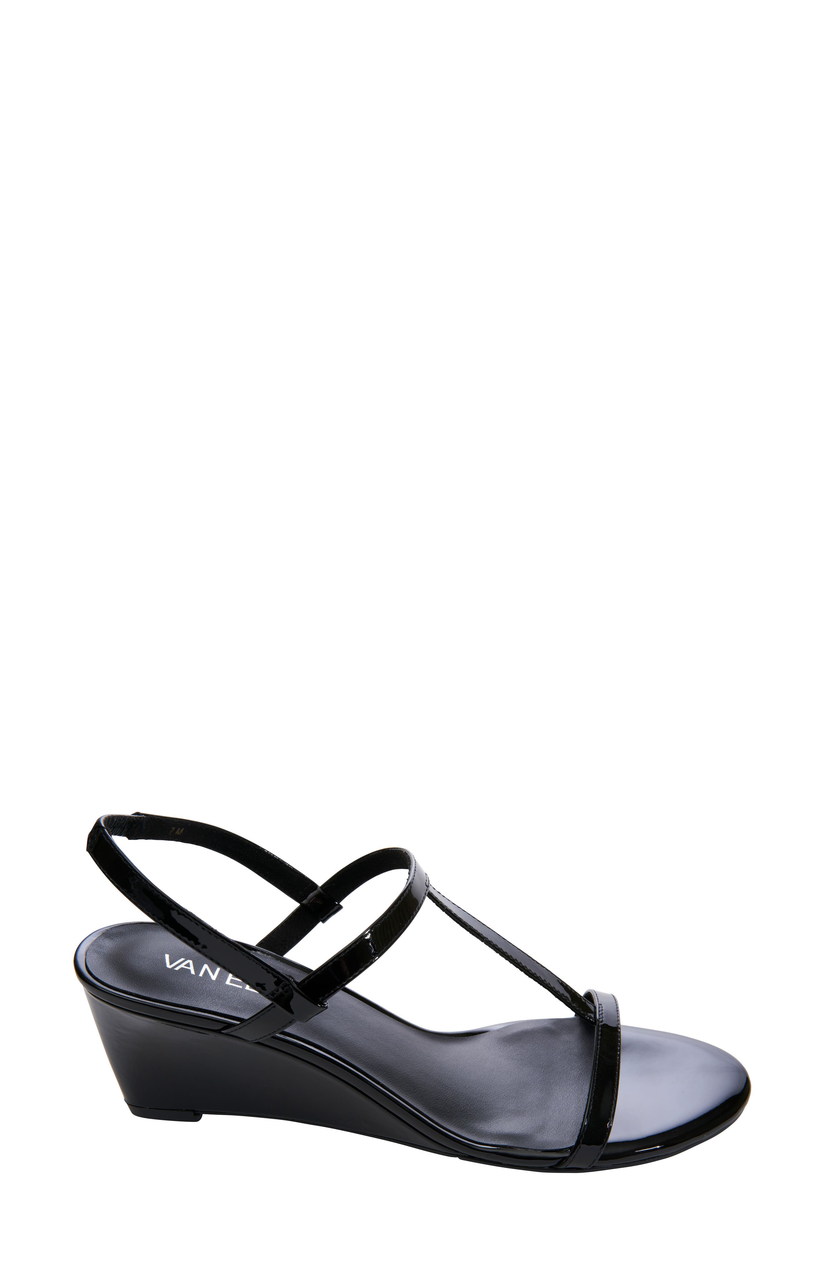 VANELi Mohan T-Strap Wedge Sandal, Alternate, color, 