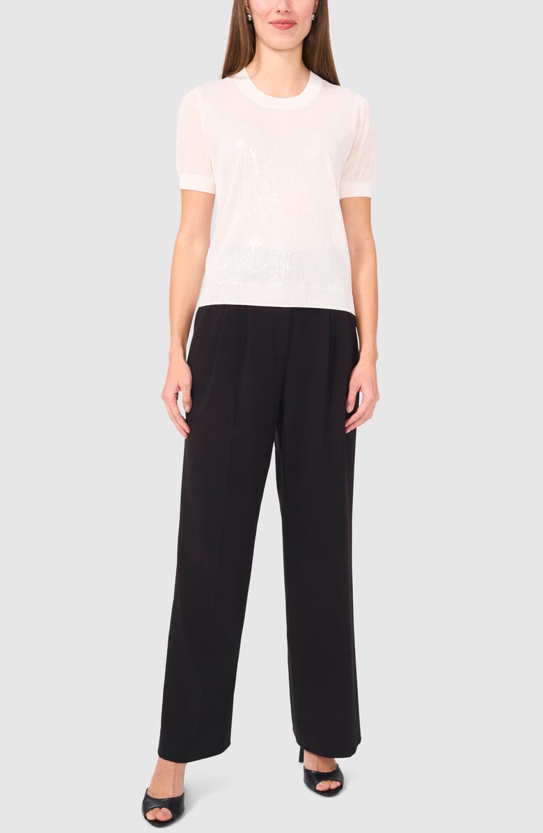 Halogen<sup>®</sup> Sequin Sweater, Alternate, color, New Ivory