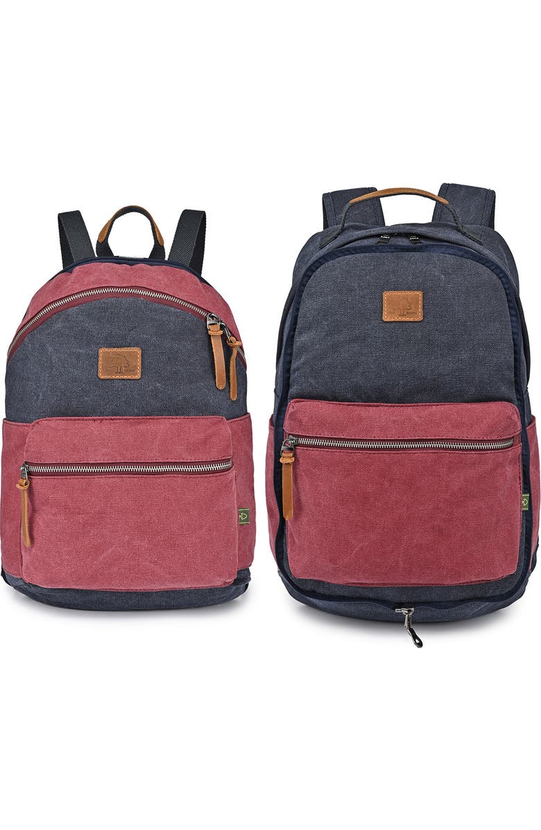THE SAME DIRECTION Trail Tree Double Backpack, Main, color, Navy