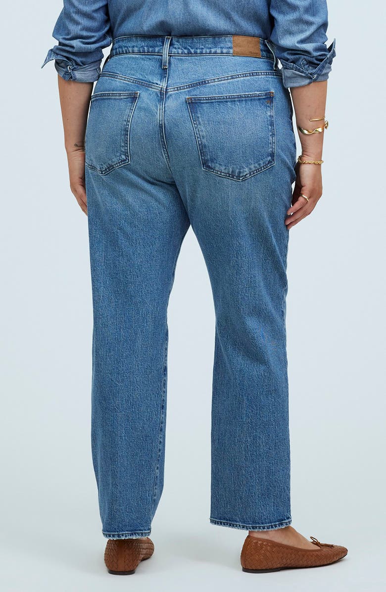 Madewell '90s High Waist Crop Straight Leg Jeans, Alternate, color,