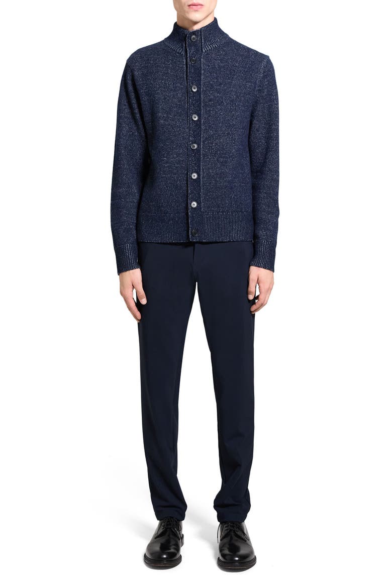 Wilfred Wool & Cashmere Cardigan, Alternate, color, BALTIC/ PEBBLE HEATHER