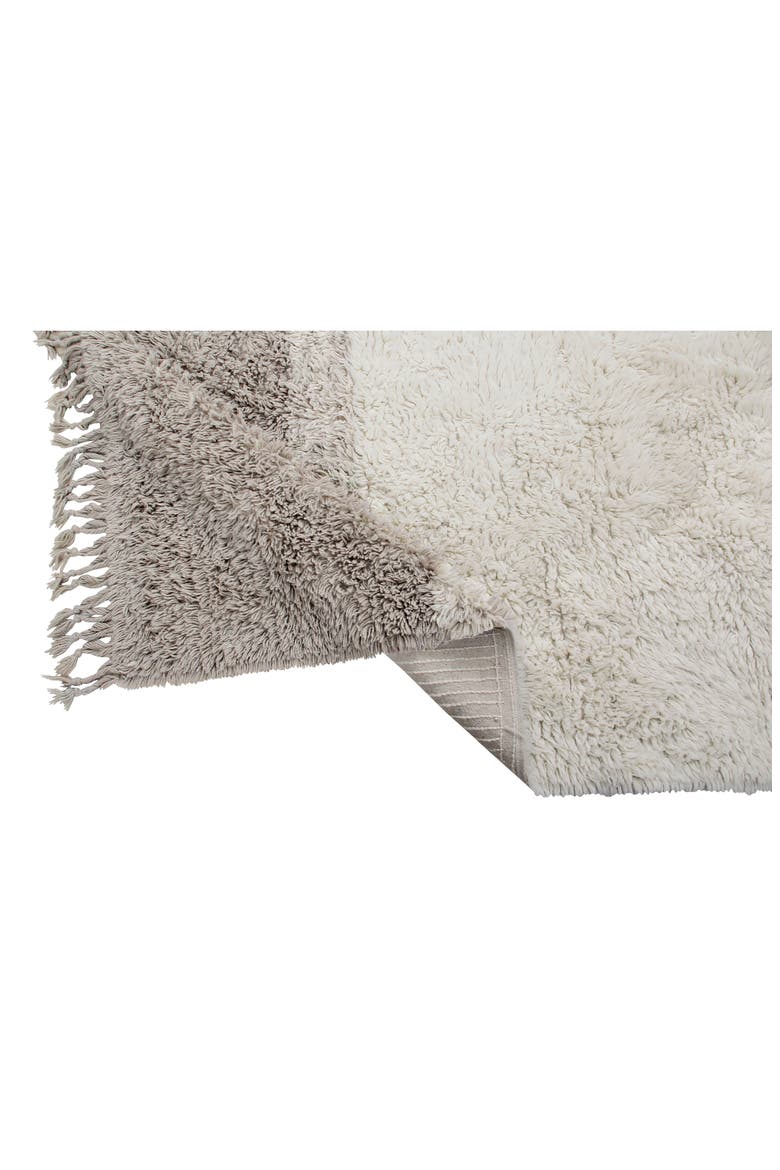 Into the Blue Washable Wool Rug, Alternate, color, SMOKE BLUE