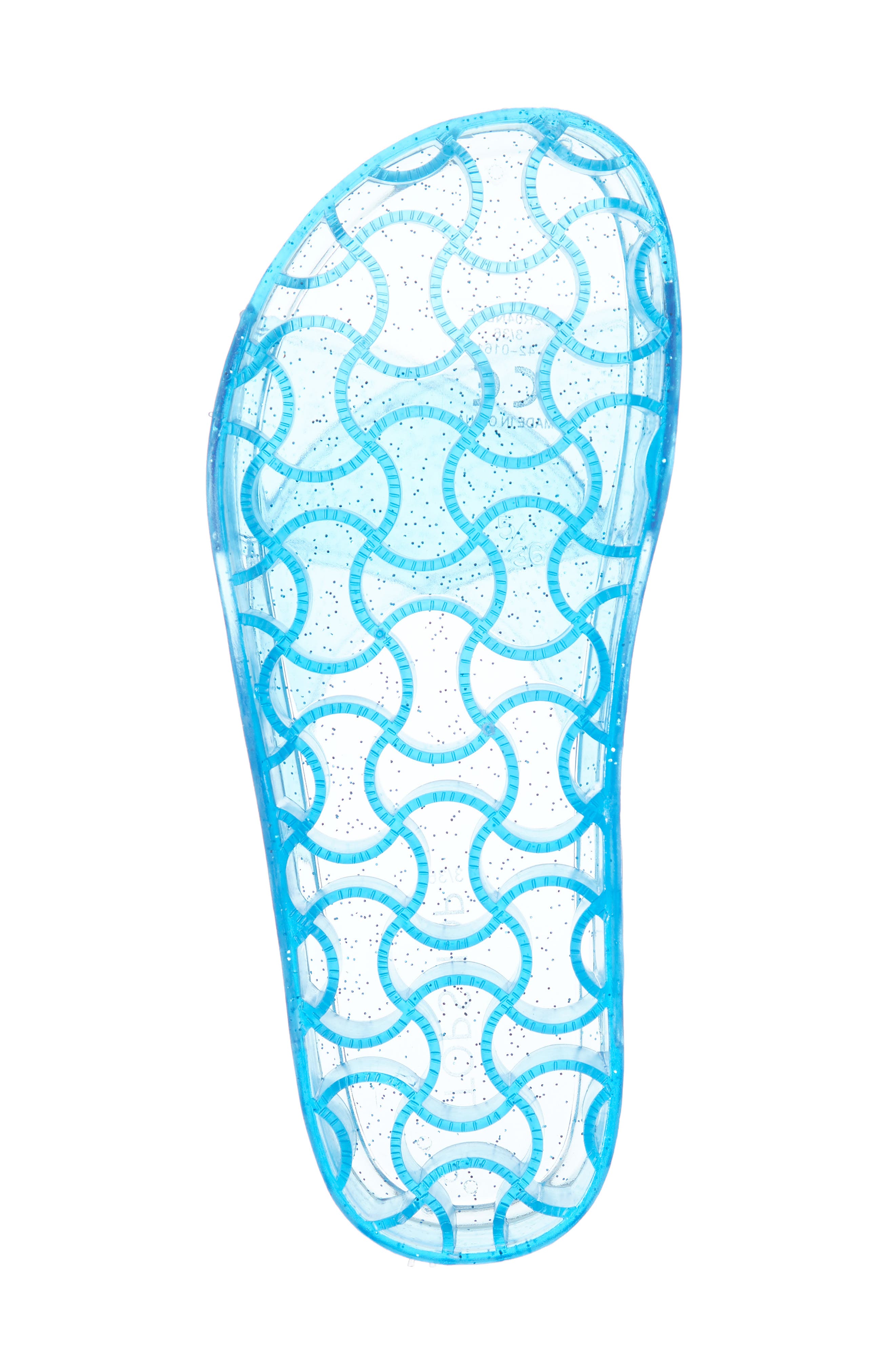 Roxy Jelly Slide Sandal, Alternate, color, BLUE