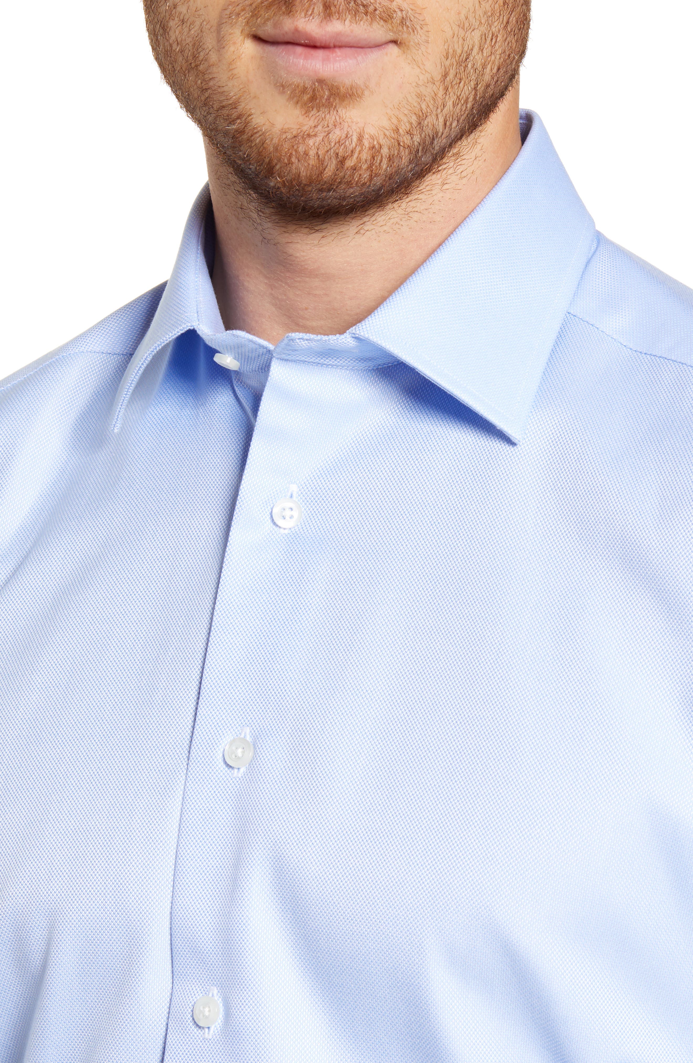 Мужские платья David Donahue Regular Fit Royal Oxford Dress Shirt — фото 2