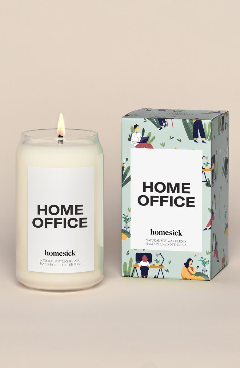 homesick Home Office Candle, Main, color, 