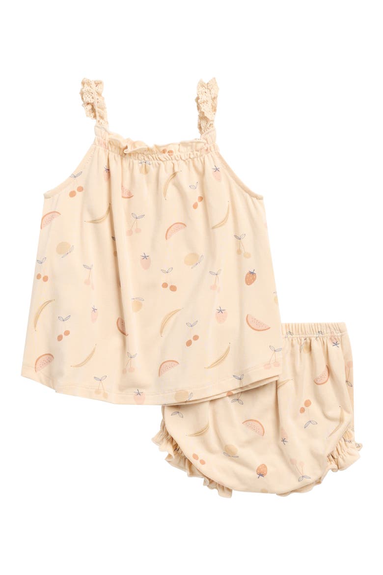 Fruit Lace Trim Swing Tank & Bloomers Set, Alternate, color, SHELL