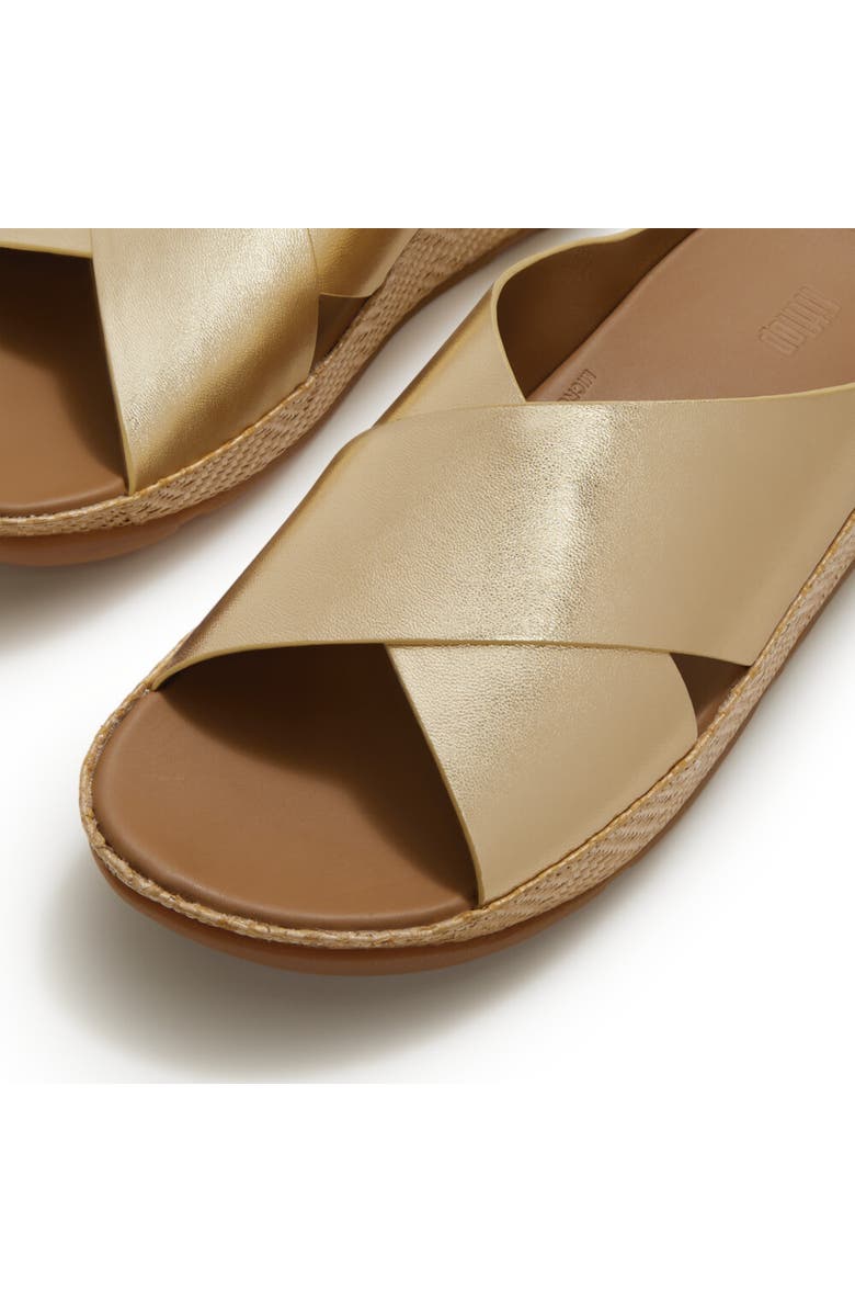 FitFlop Lulu Lux Graphic-Weave Sandal, Alternate, color, Platino