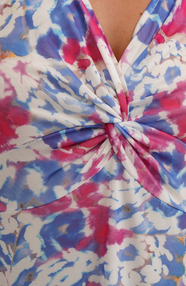 CYRUS Mesh Twist Front Dress, Alternate, color, 