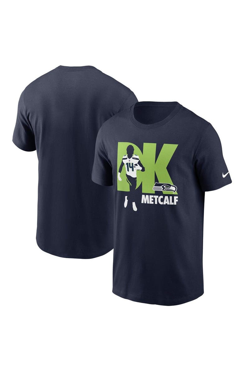 Nike Men's Nike DK Metcalf College Navy Seattle Seahawks Player Graphic T-Shirt, Main, color, Navy