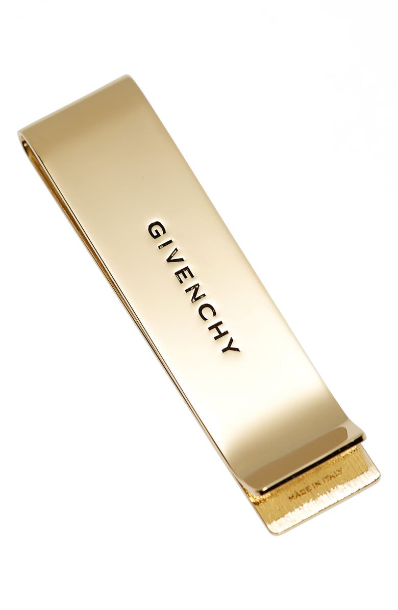 Givenchy Logo Engraved Money Clip, Main, color,