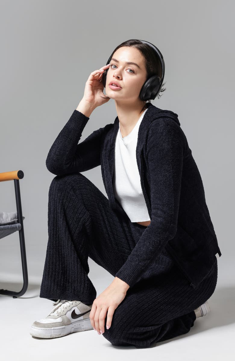 Sunday Citizen Cloud Cool Zip-Up Hoodie, Alternate, color, Coal