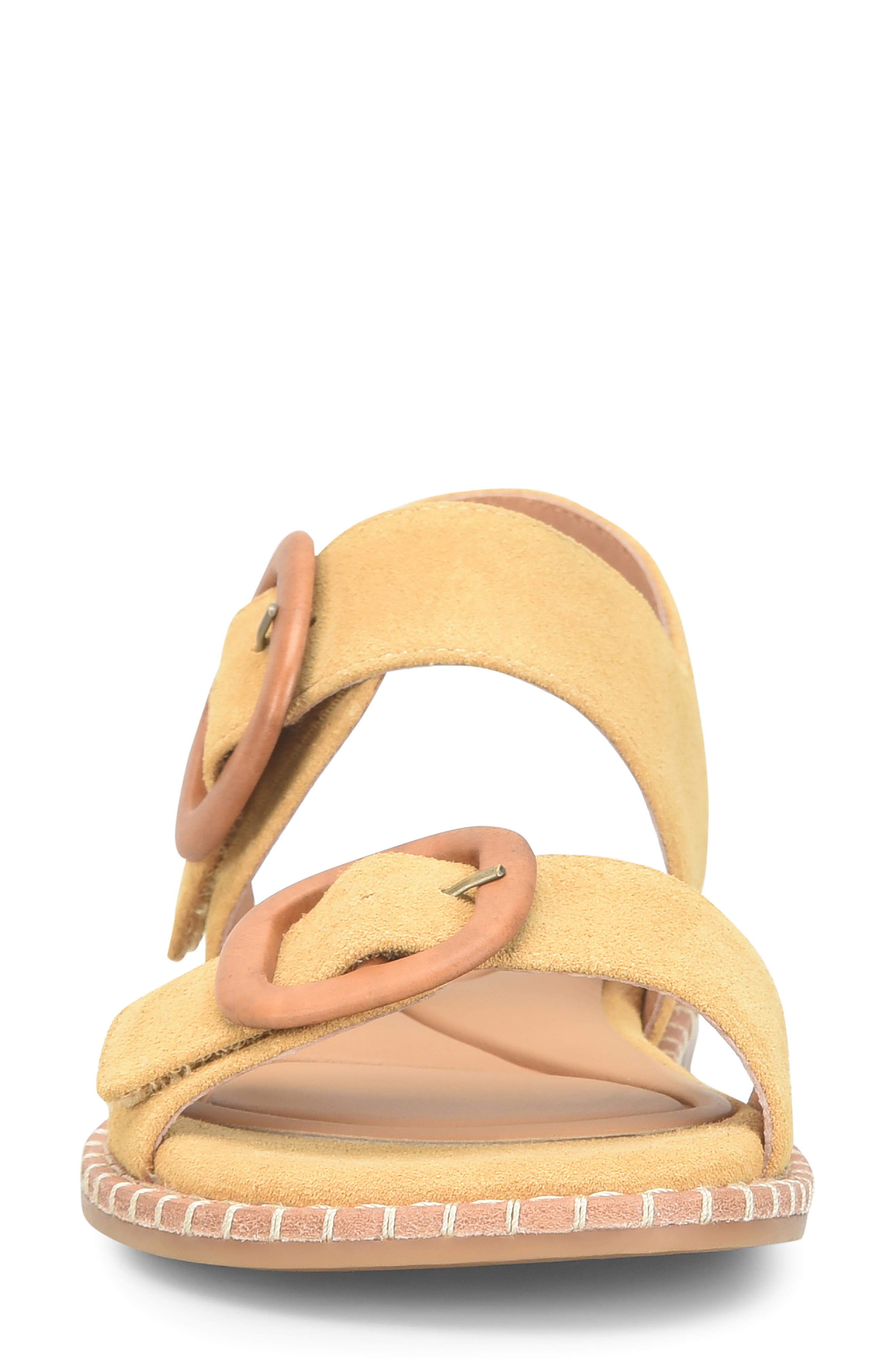 Söfft Napa Slingback Sandal, Alternate, color, Goldenrod