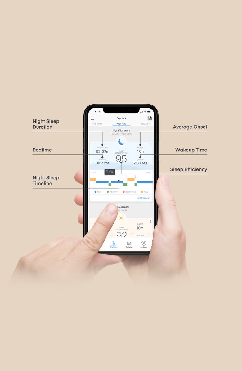 Miku Pro Smart Baby Monitor, Alternate, color,