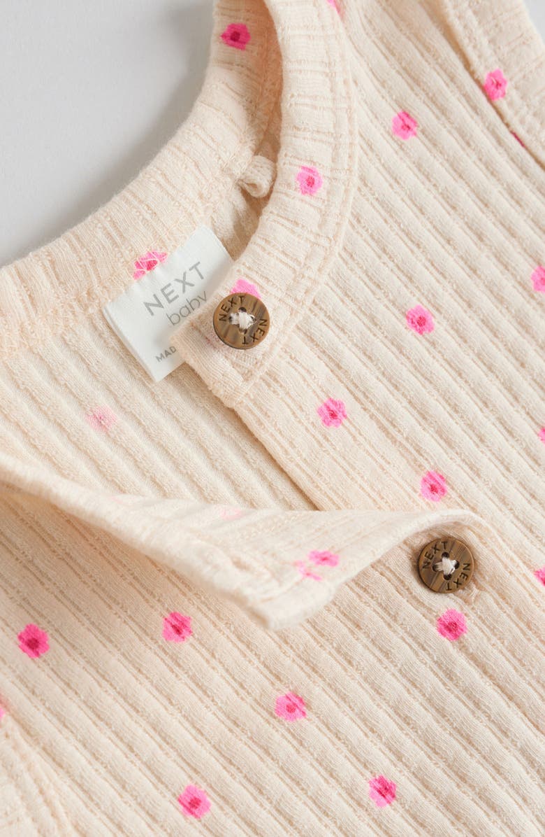 NEXT Kids' Ribbed Vest & Pants Set, Alternate, color, Pink