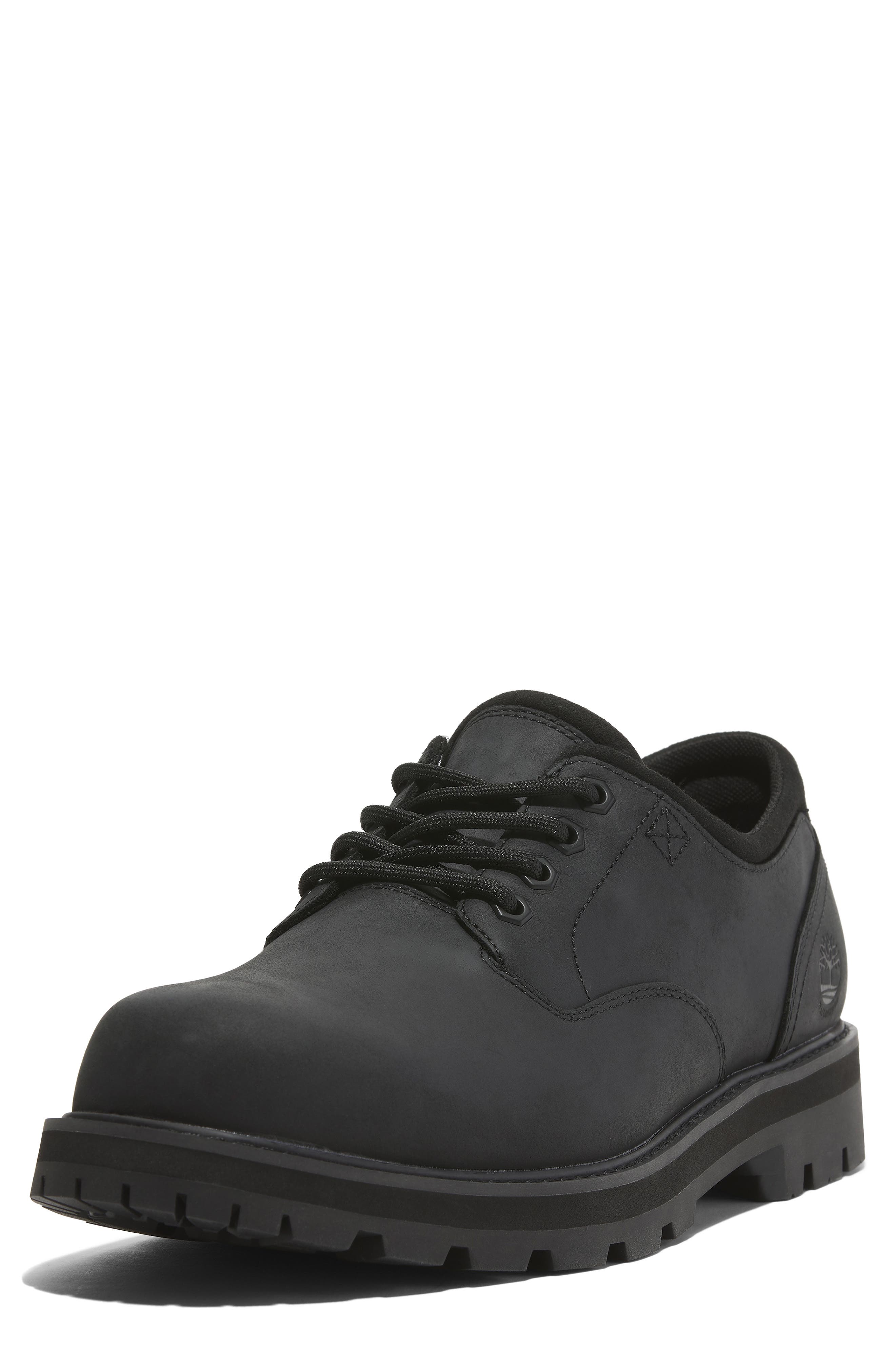Timberland Britton Road Waterproof Derby, Alternate, color, Black Full Grain