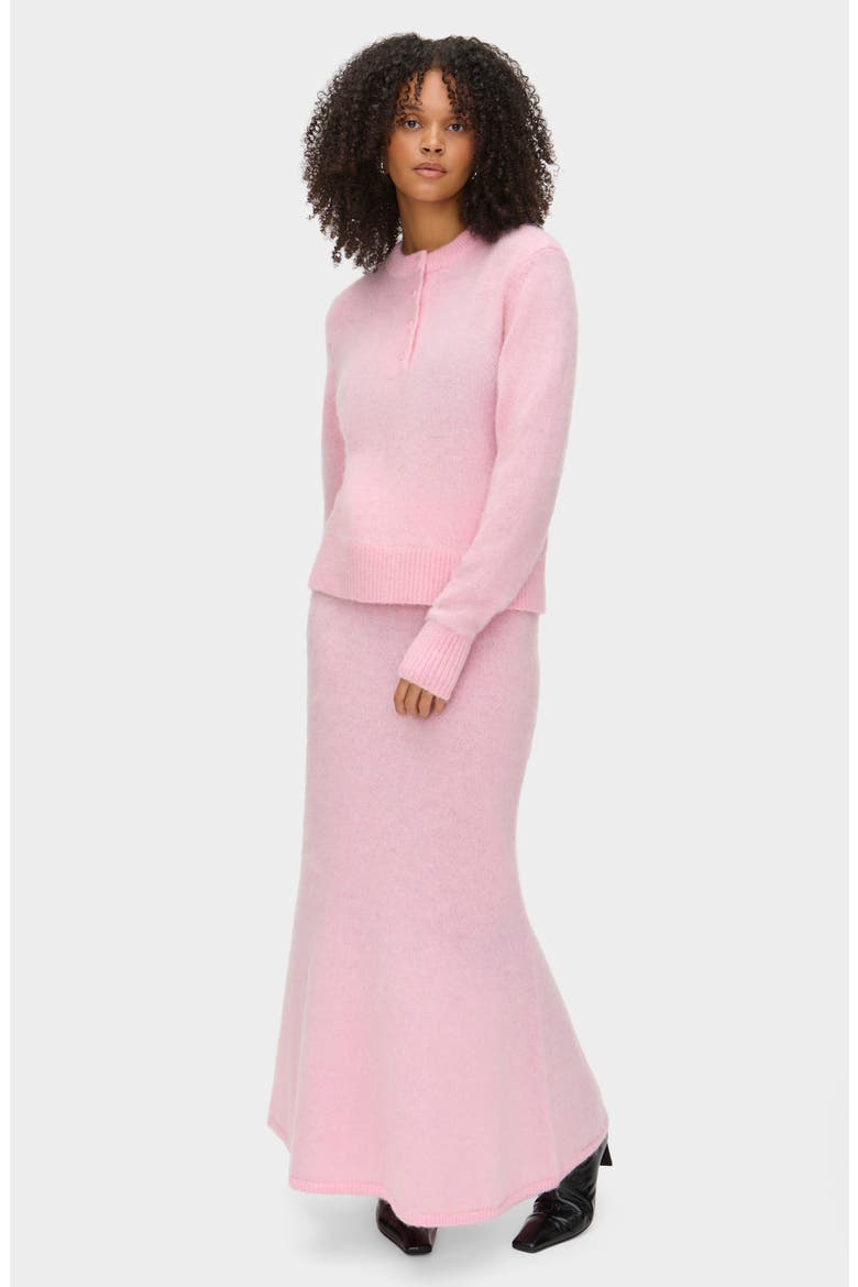Henny Henley Sweater, Alternate, color, PINK