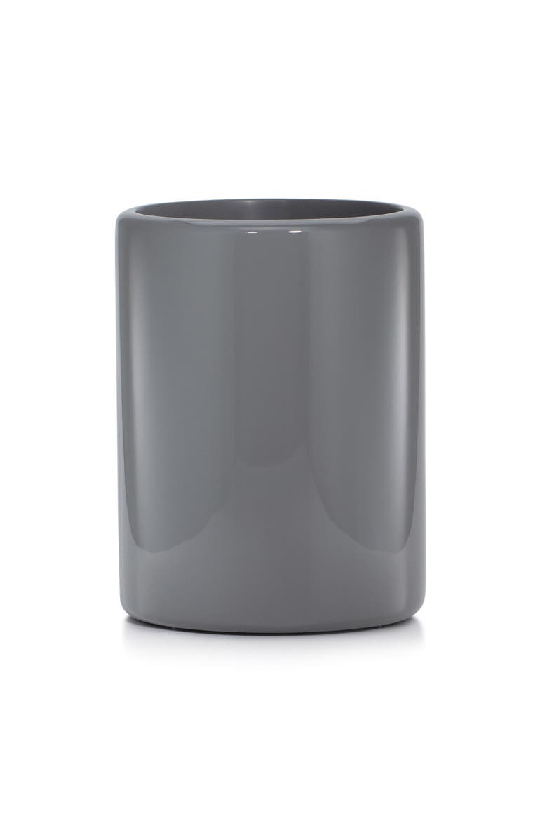Domus Smoke Gloss Waste Basket, Main, color, GREY