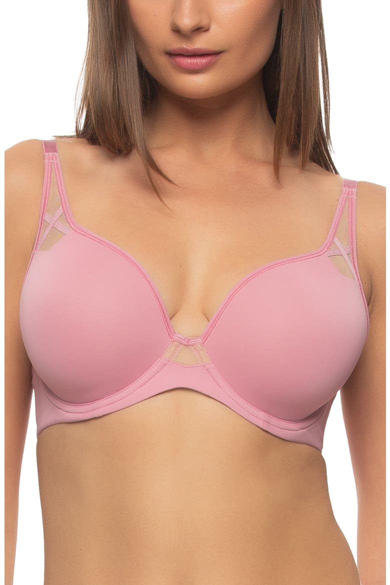 Amaranth T-Shirt Bra, Main, color, FOXGLOVE