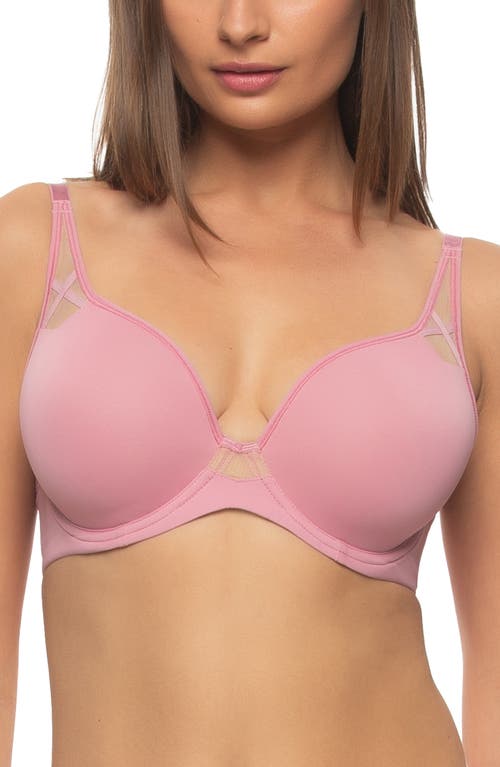 Felina Amaranth T-shirt Bra In Foxglove