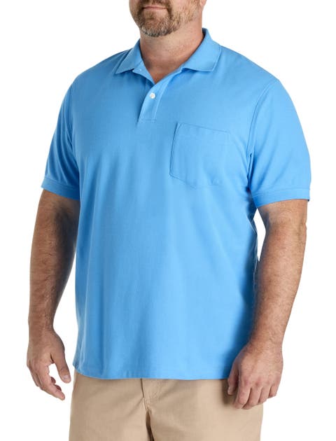 Big & Tall Pocket Piqué Polo Shirt
