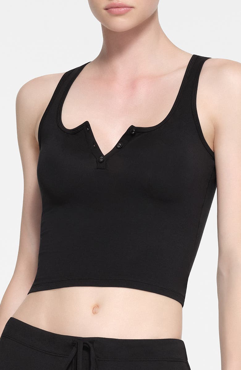 SKIMS Sleep Loose Pajama Tank, Main, color, 