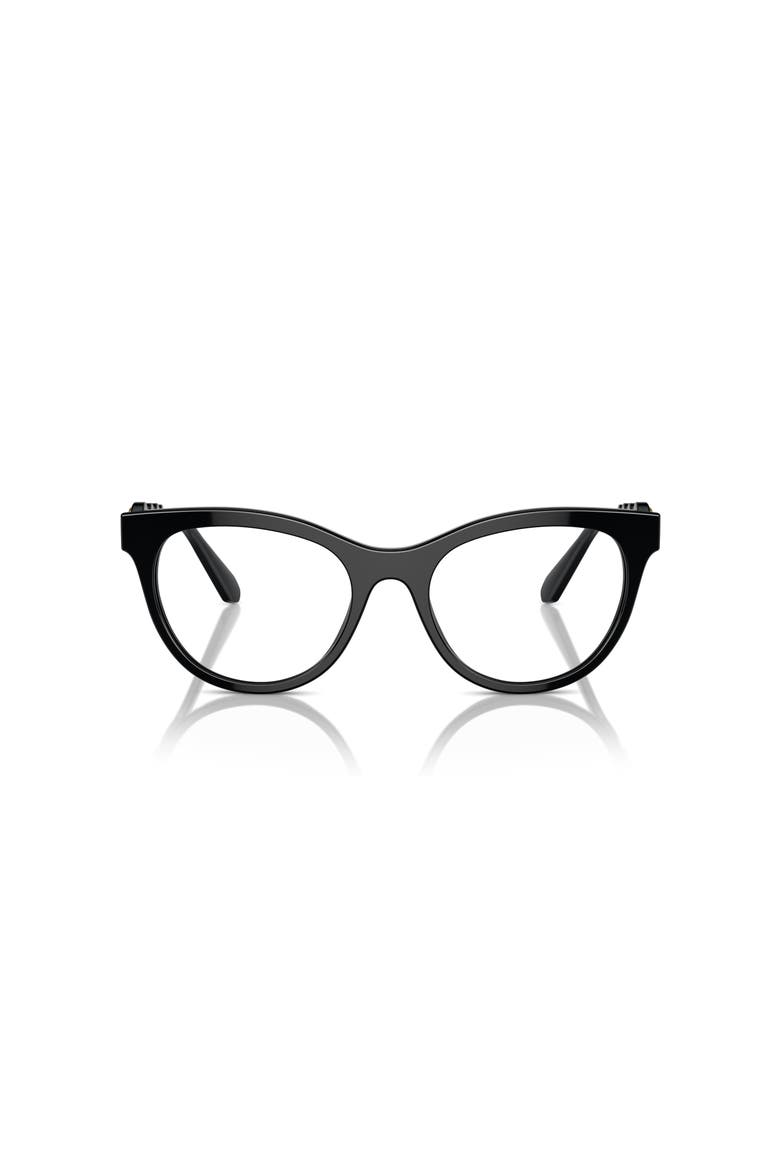 52mm Round optical glasses, Alternate, color, Black
