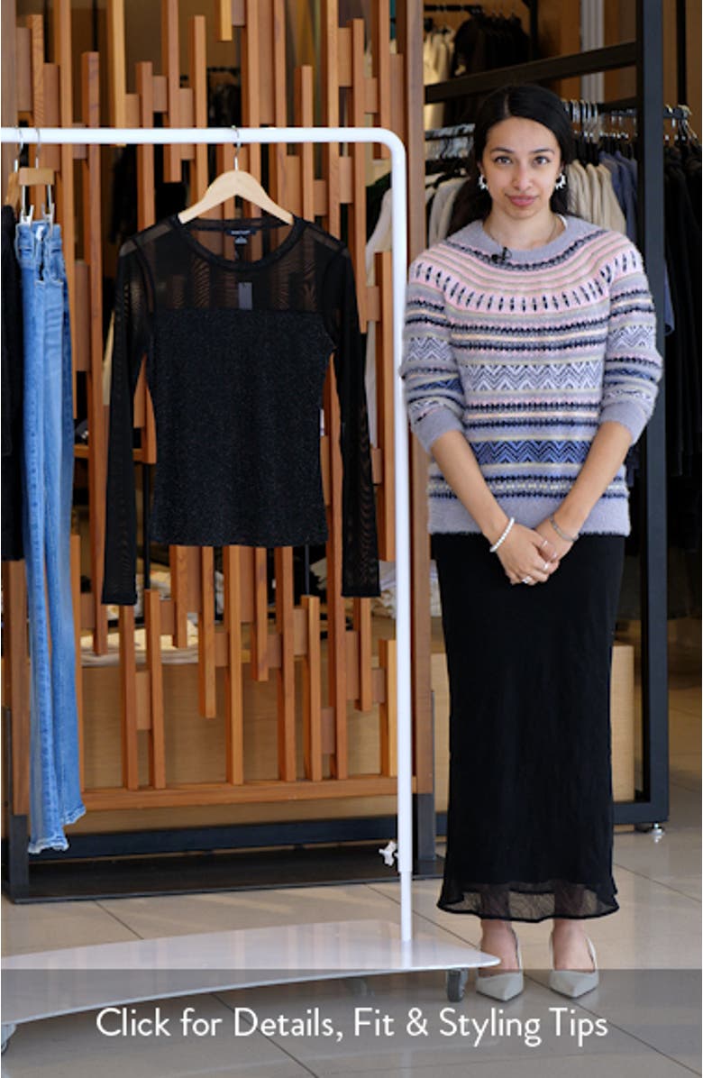 Sparkle Mesh Tee, sales video thumbnail