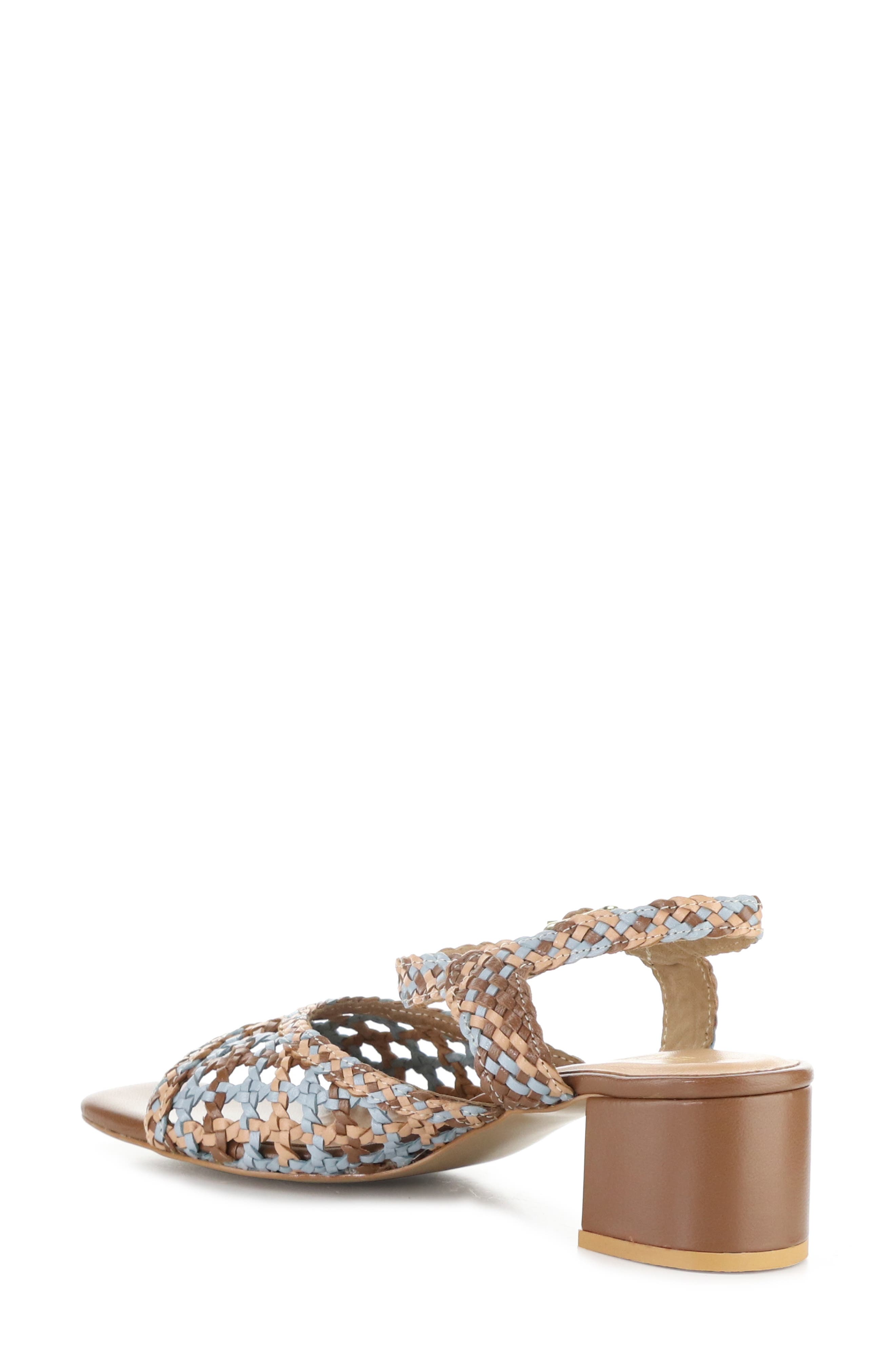 Wendi Ankle Strap Sandal, Alternate, color, TAN MIX