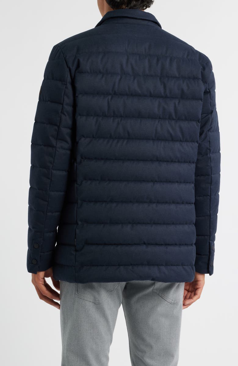 Save The Duck Felipe Water Resistant Quilted Jacket, Alternate, color, Navy Blue Melange