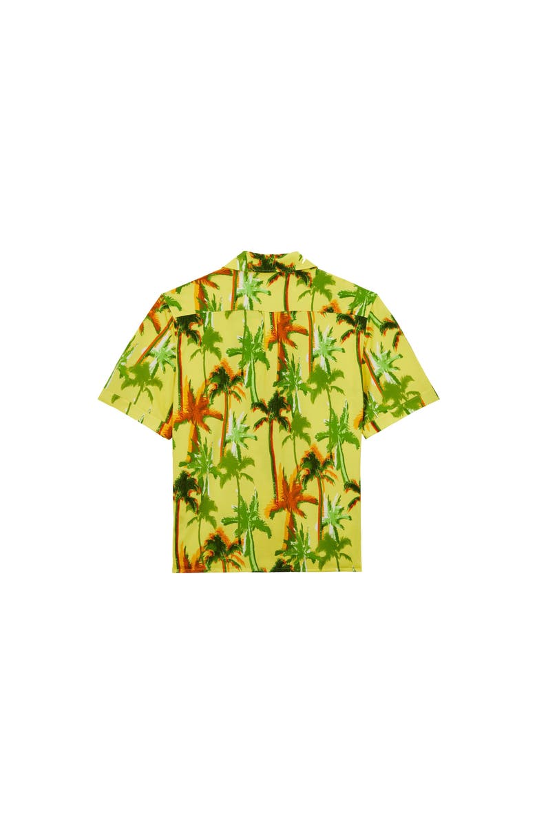 Vilebrequin Cotton Shirt Palms Offset, Alternate, color, 