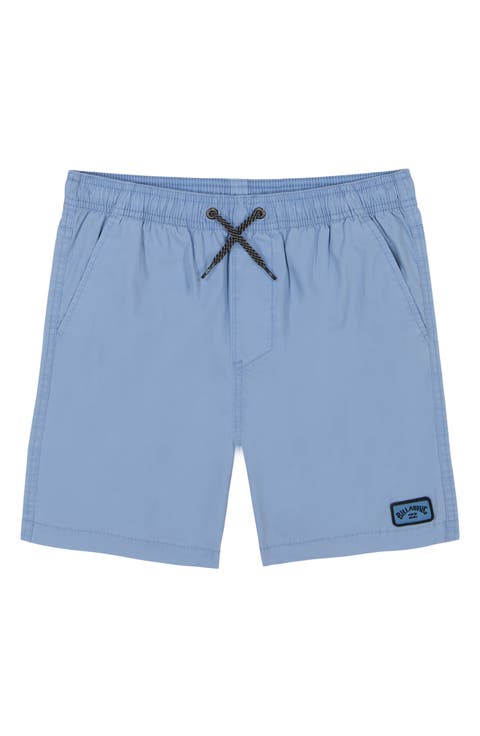 Mario Stretch Cotton Drawstring Shorts (Little Kid)