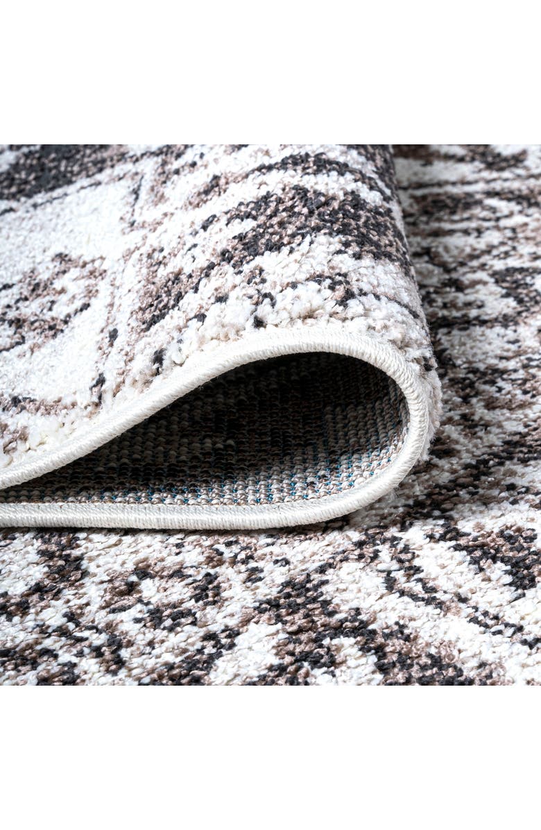 JONATHAN Y Scala Grand Medallion Ornate Area Rug, Alternate, color, Brown/Ivory