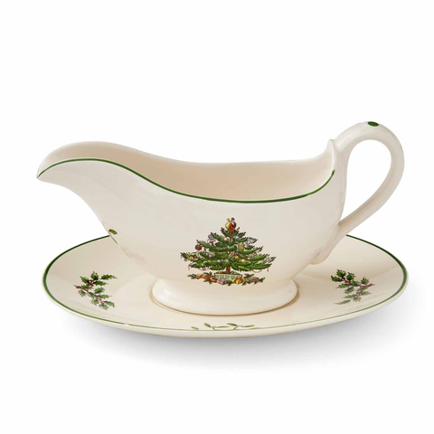 Christmas Tree Gravy Boat 10Oz