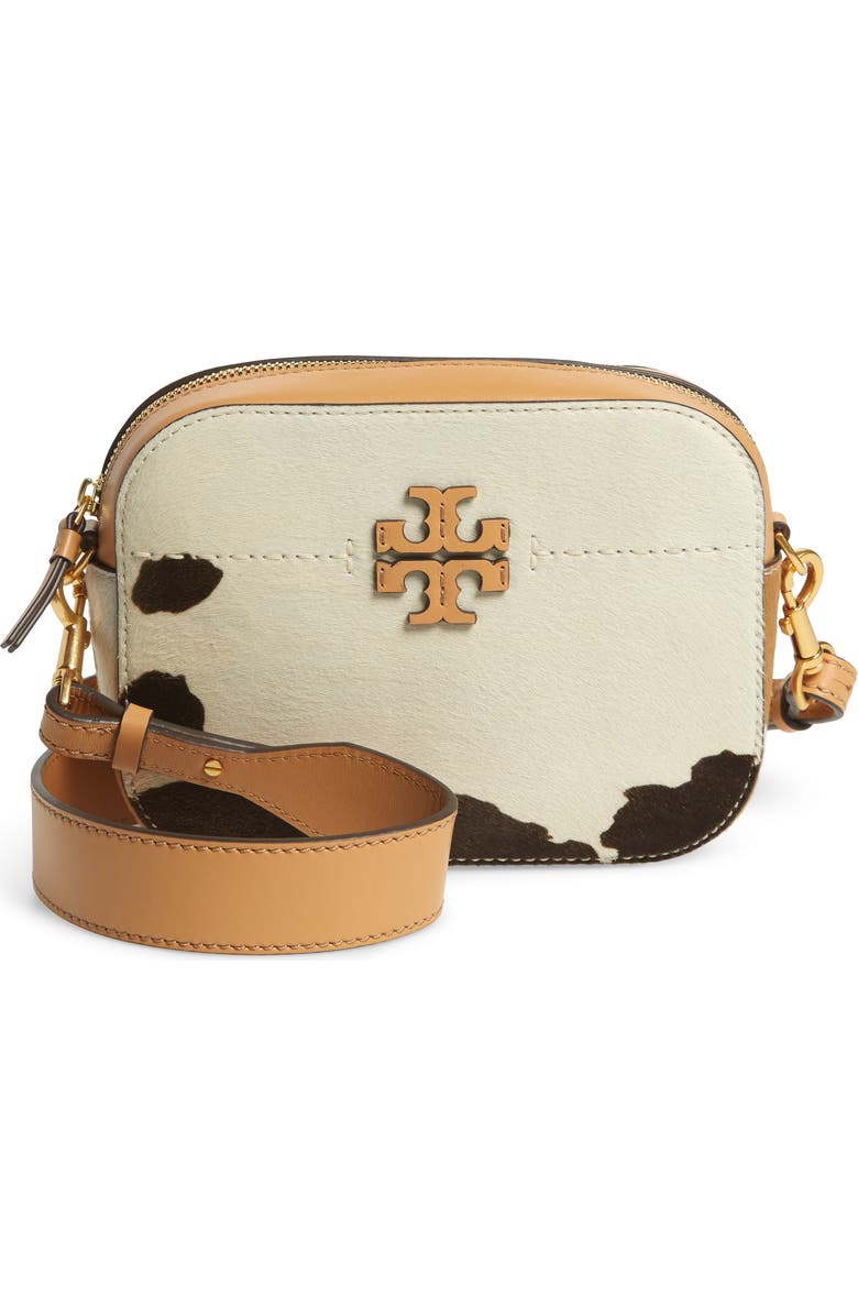 Tory Burch McGraw Genuine Calf Hair Camera Bag, Main, color,