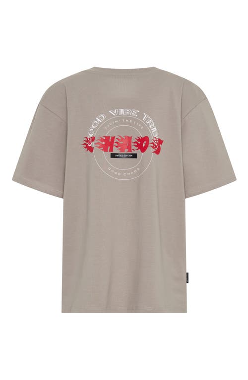 Tiny Tribe Kids' Chaos Limited Short Sleeve T-shirt In Nude