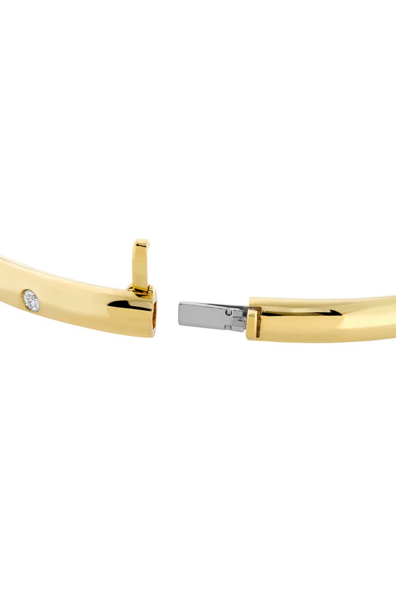 Mémoire Diamond Bangle Bracelet, Alternate, color, Yellow Gold