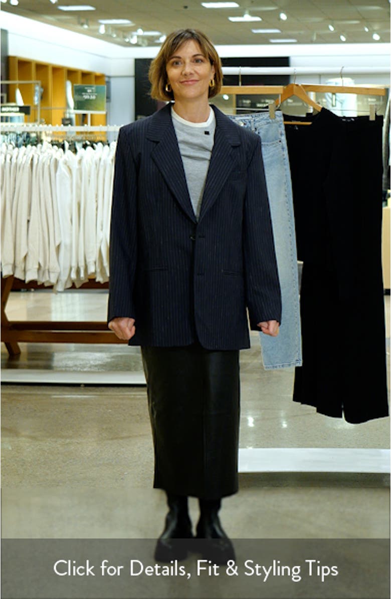 Grandfather Pinstripe Blazer, sales video thumbnail