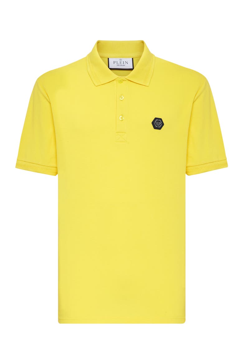 Polo Shirt Skull&Bones Men, Alternate, color, yellow