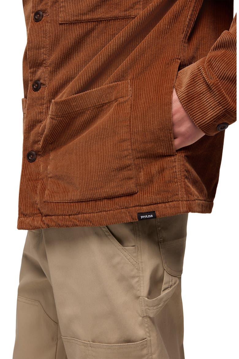 Ridgecrest Organic Cotton Corduroy Chore Coat, Alternate, color, TAWNY