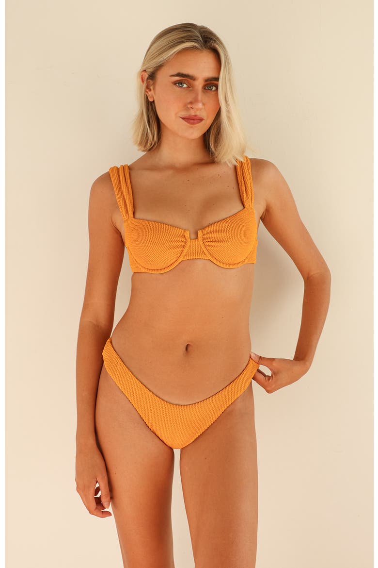 Nocturnal Cheeky Bikini Bottom, Main, color, Golden Glow