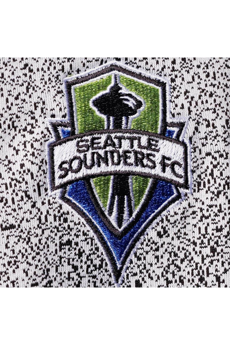 Women's Antigua White/Black Seattle Sounders FC Guide Full-Zip Jacket, Alternate, color, White