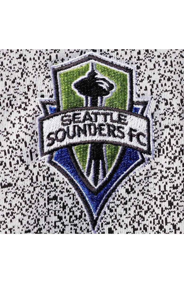 ANTIGUA Women's Antigua White/Black Seattle Sounders FC Guide Full-Zip Jacket, Alternate, color,