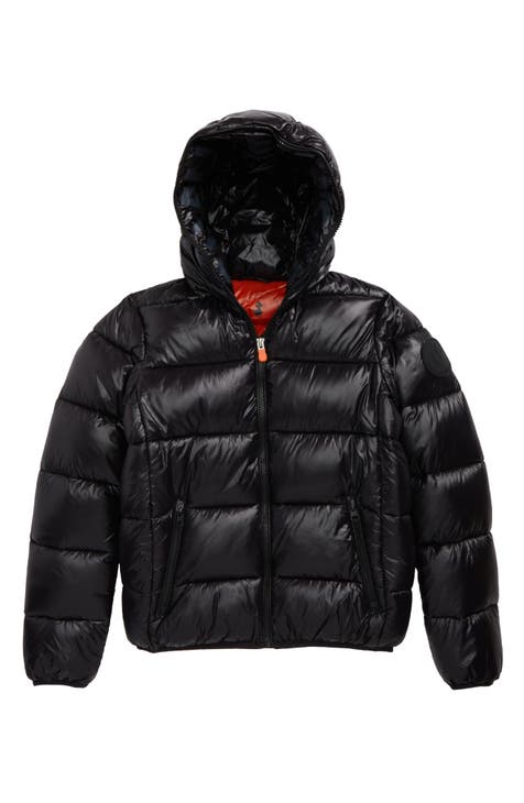 Boys black bubble coat on sale