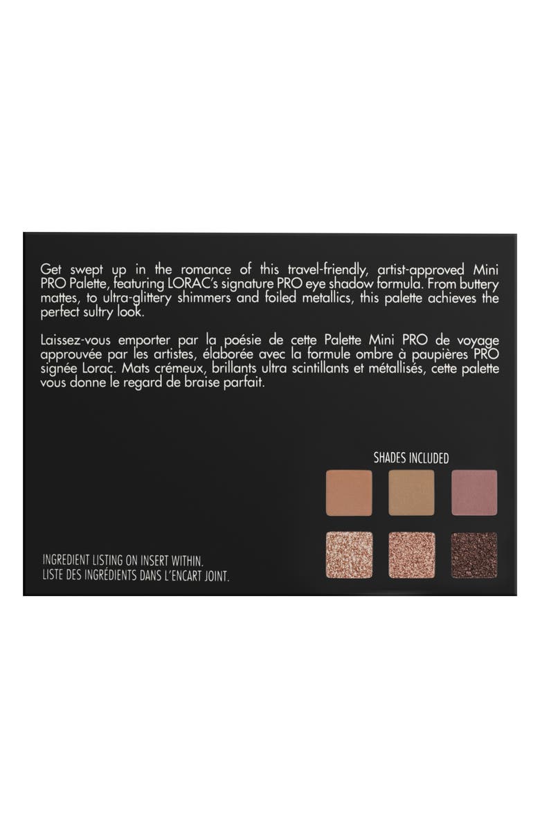 LORAC Sparkling Mini PRO Eyeshadow Palette, Alternate, color, 