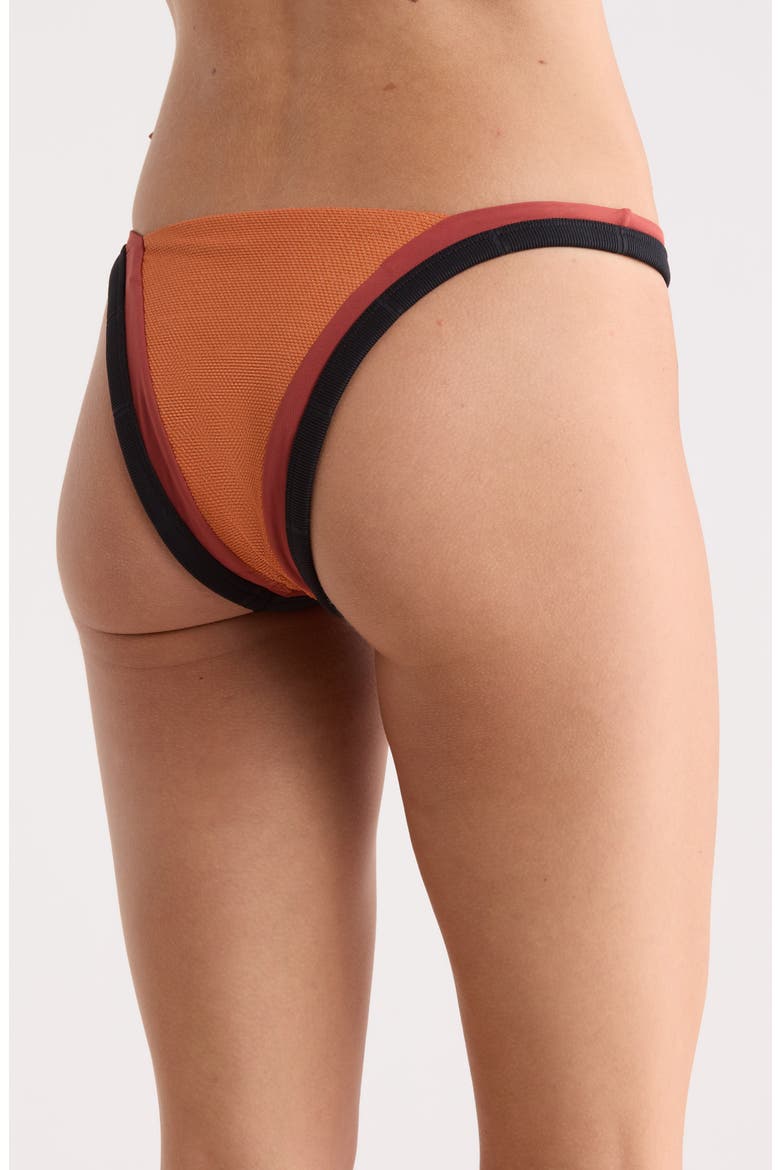 Trinity Cheeky Bikini Bottoms, Alternate, color, BROWN