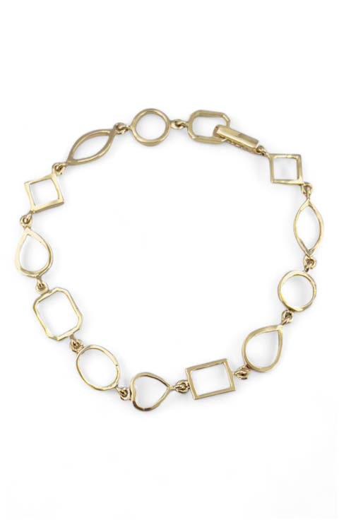 Bezel Chain Bracelet